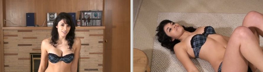 Cristina in her underwear