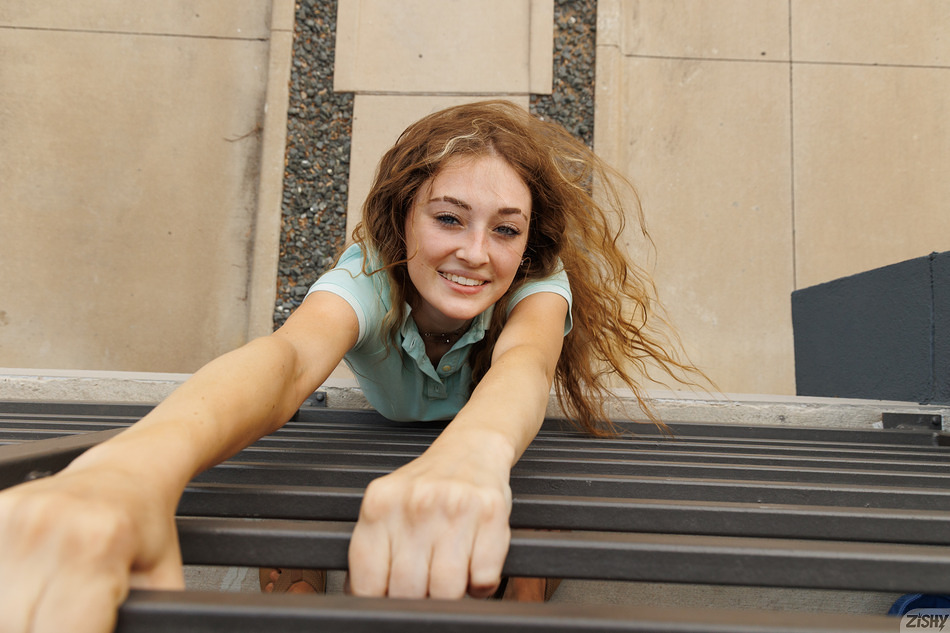 Skyla likes to climb